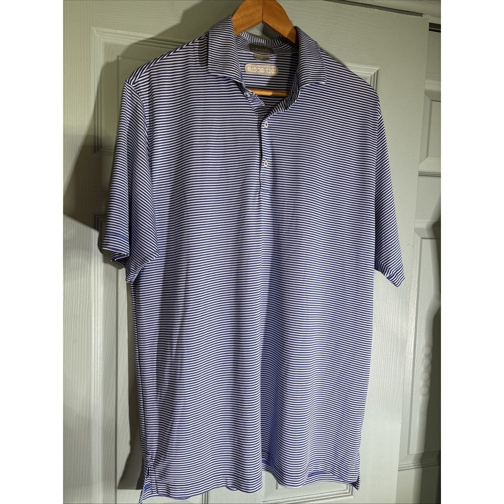 Fennec Striped Polo 2017 GC Cup Embroidered Size L. Golf, Casual‎